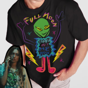 CAMISETA FULL MOON WHITE LOTUS BLACK